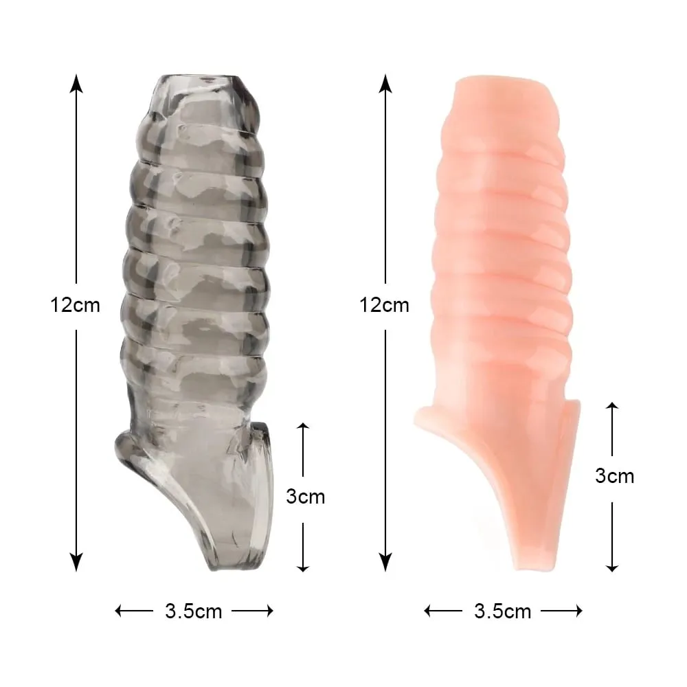 Penis Rings Enlarger Sleeve For Men Delayed Ejaculation Cock Ring Adult Sex Products Adults Couples Intimate Cock Ring Sex Toys — image 3