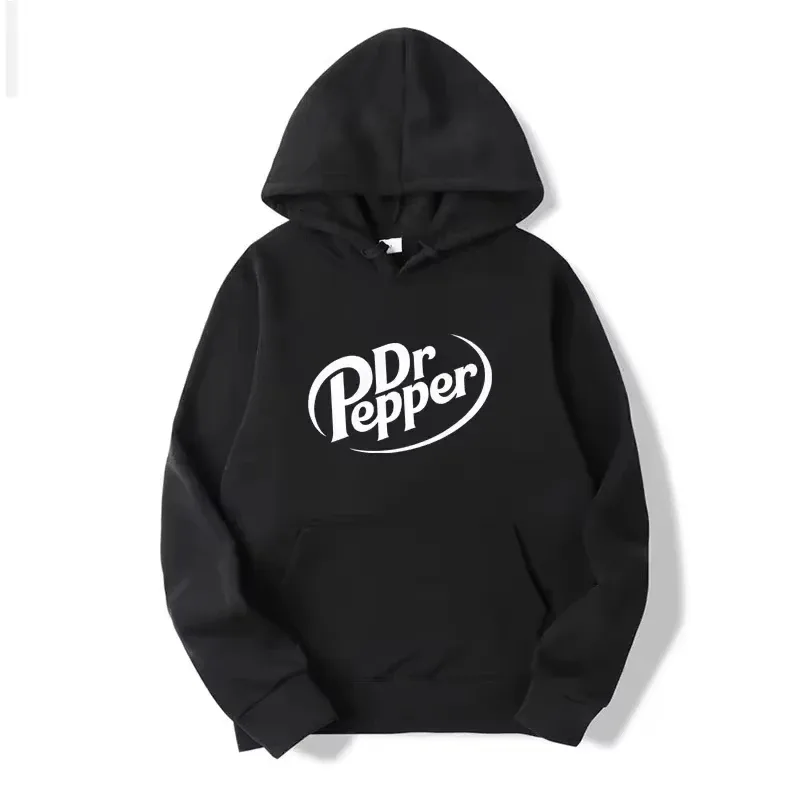 Outono quente dr pepper carta impresso hoodies rua moda masculina velo sweatshirts casual unisex pulôver topos moda tre — image 1