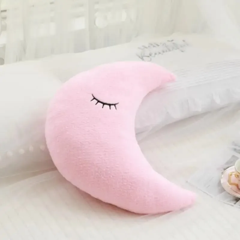Heiße Gefüllte Wolke Mond Sterne Regentropfen Plüsch Kissen Weiche Kissen Spielzeug Für Kinder Baby Kinder Mädchen Weihnachten Geschenk Zimmer auto Dekor — image 6
