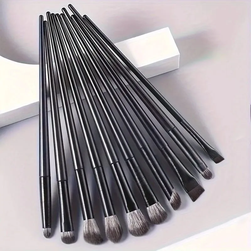 10-Piece Set Of Eye Shadow Makeup Set Brushes Create Perfect Eye Makeup Precise Eye Shadow Eyeliner Pen Contour Soft Bristle — image 3
