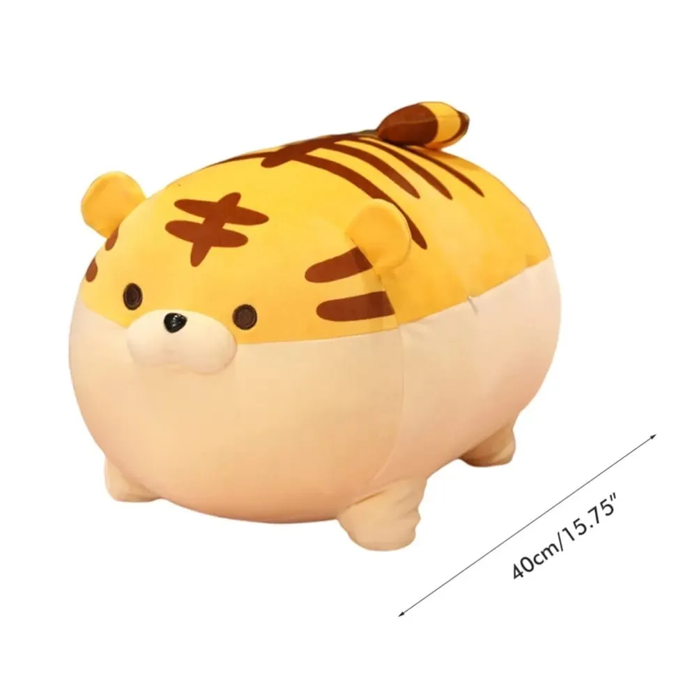 Creative Down Cotton Plush Pillow Cute Cartoon Stuffed Doll Soft Plush Tiger Plush Toy Daily Leisure — image 7