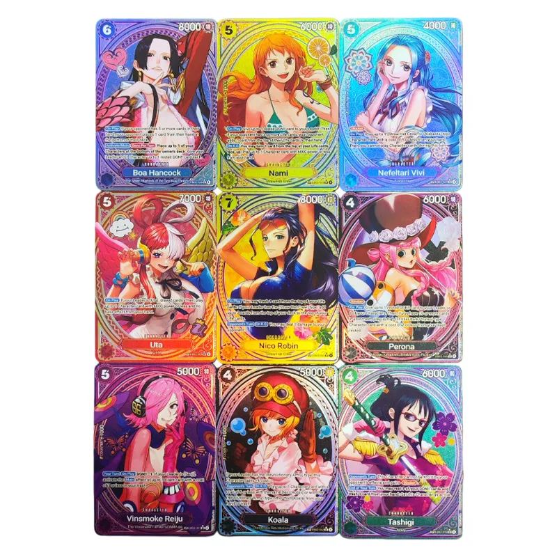9style PROXY One Piece English Heroines Nami Robin Hancock Reiju Vivi Perona Tashigi EB03-053 Collection Otcg Anime Cards — image 1