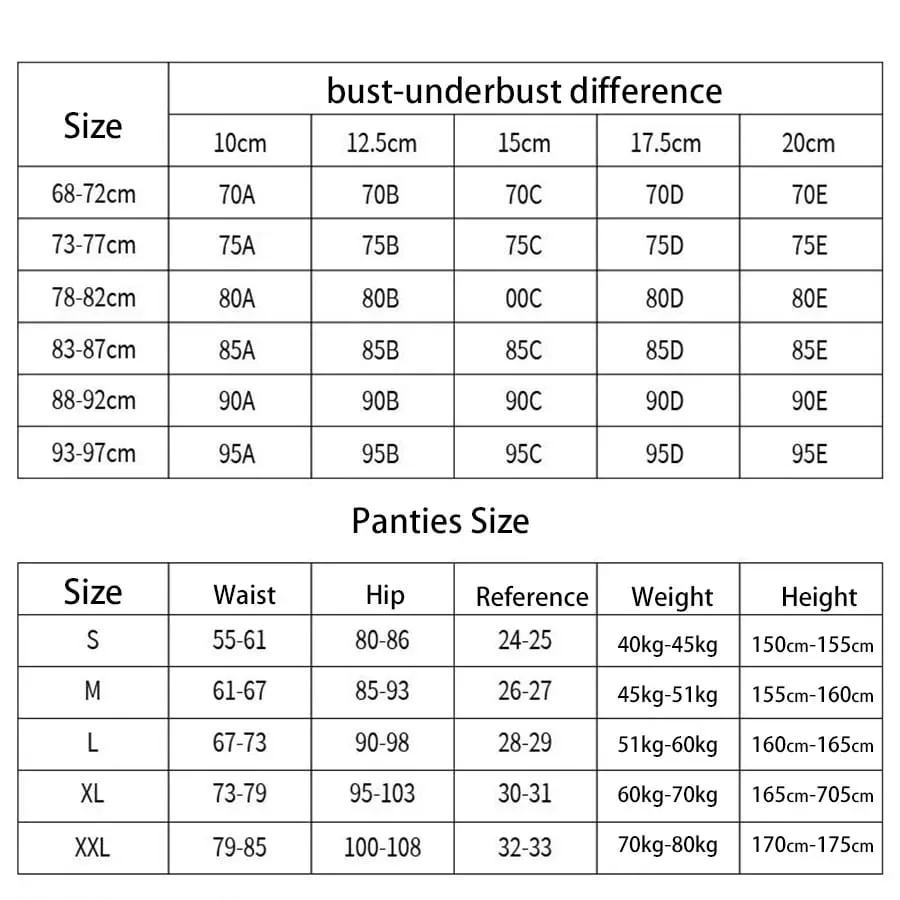 L'bellagiovanna Sexy Lace Lingerie Set Women Ultra-Thin Floral Embroidery Bra Panty Set Seamless Underwire Bralette B C D E Cup