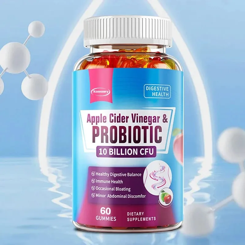 Probiotic Gummies - Contains Apple Cider Vinegar Which Aids Digestion Boosts Immunity and Relieves Constipation and Bloating — image 1