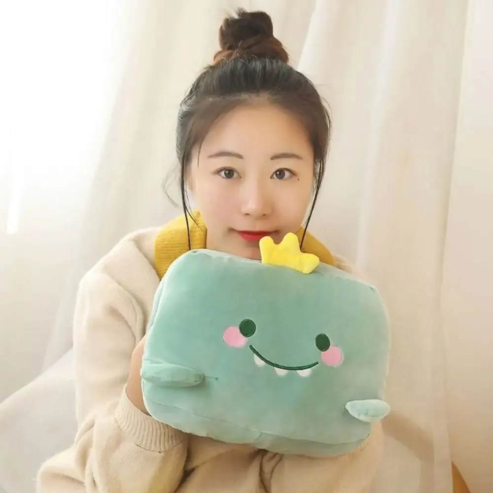 Creative Plush Toy Hand Warmer Plush Pillow Keep Warm Super Soft Office Nap Pillow Animal Hand Hold Pillow Stuffed Toy Men Women — image 3