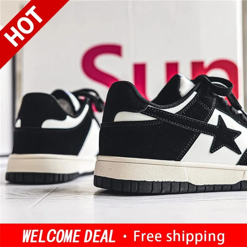 Men Women Classic Skateboard Shoes Casual Sneakers Flat Non‑Slip Breathable Fashion Street Style Board Shoes for Daily Outdoor W — image 6