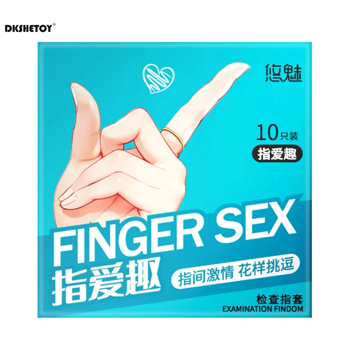 8/10pcs Ultra-thin Lubrication Finger Sleeve Masturbation G-spot Stimulation Condoms Vaginal Clitoris Massage Les Adult Sex Toys