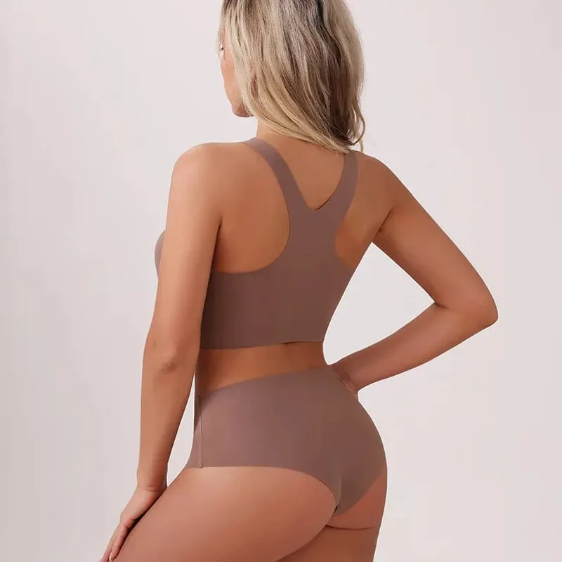 Women's Seamless Bra and Panty Set Racerback Smooth Everyday Lingerie 2026 — image 4