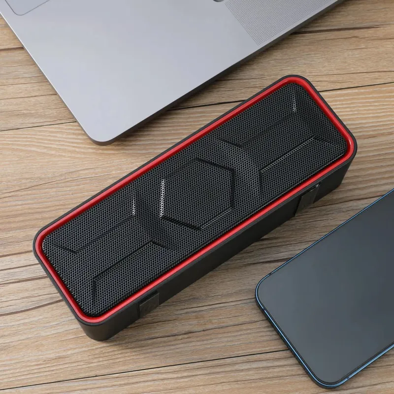 Bluetooth-högtalare Bärbar Trådlös 10W Dual Driver Stereo Hög Bas TWS FM TF USB AUX Hands-Free BT 5.0 10H Hemma Utomhusfest — image 6