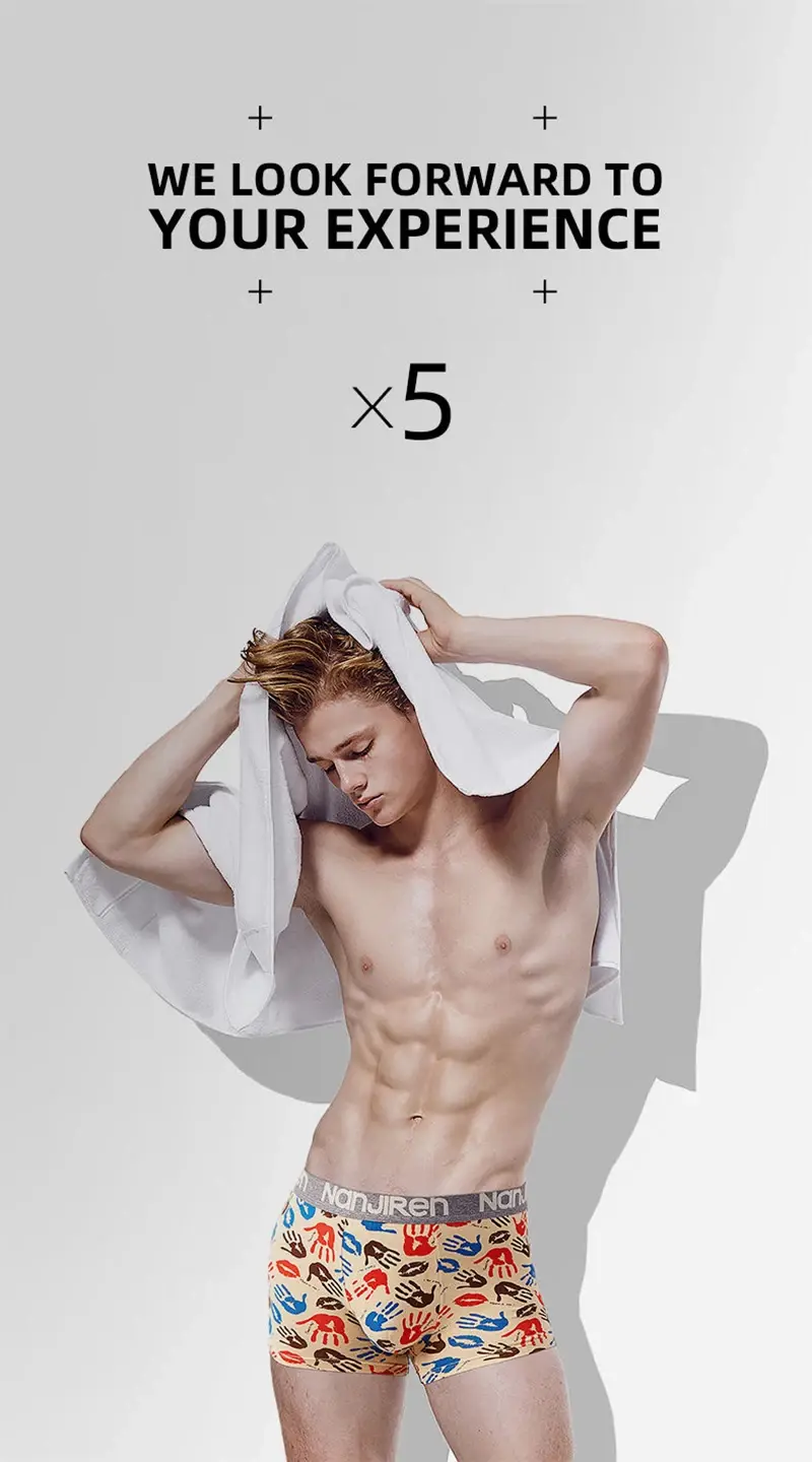 4 pçs boxer shorts roupa interior masculina sexy calcinha de algodão boxers homem shorts masculinos homme u lingerie convexa frete grátis 3256805465620521 — image 1