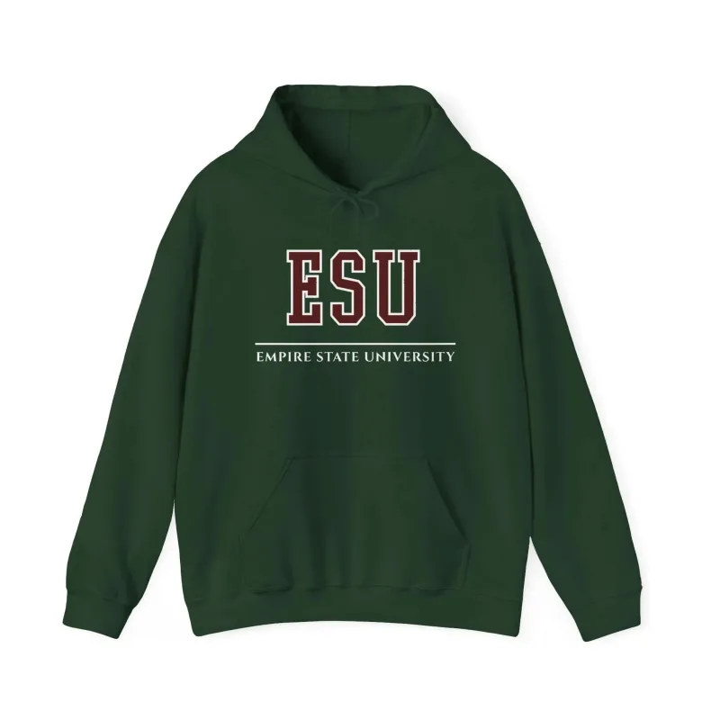 2026 new ESU Empire State University Hoodie Sweatshirt Brand New Day Merch Peter Hoodies Unisex Spring and Summer Long Sleeve