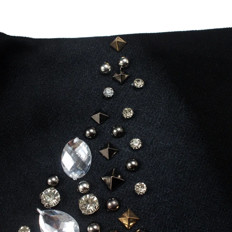 Hoodies Pullover 26ss Vintage Embroidery Leather Pattern Glittering Diamond Print Men's Hooded Hip Hop Style Sweatshirts — image 14