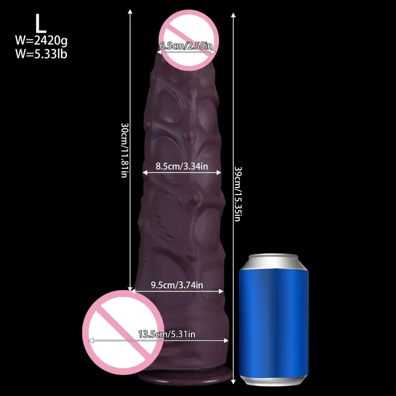 Ultra large and thick Realistic Dildo Anal Plug Horse Penis Long Butt Plug Anus Expansion Stimulator Anal Sex Toys for Woman Men — image 8