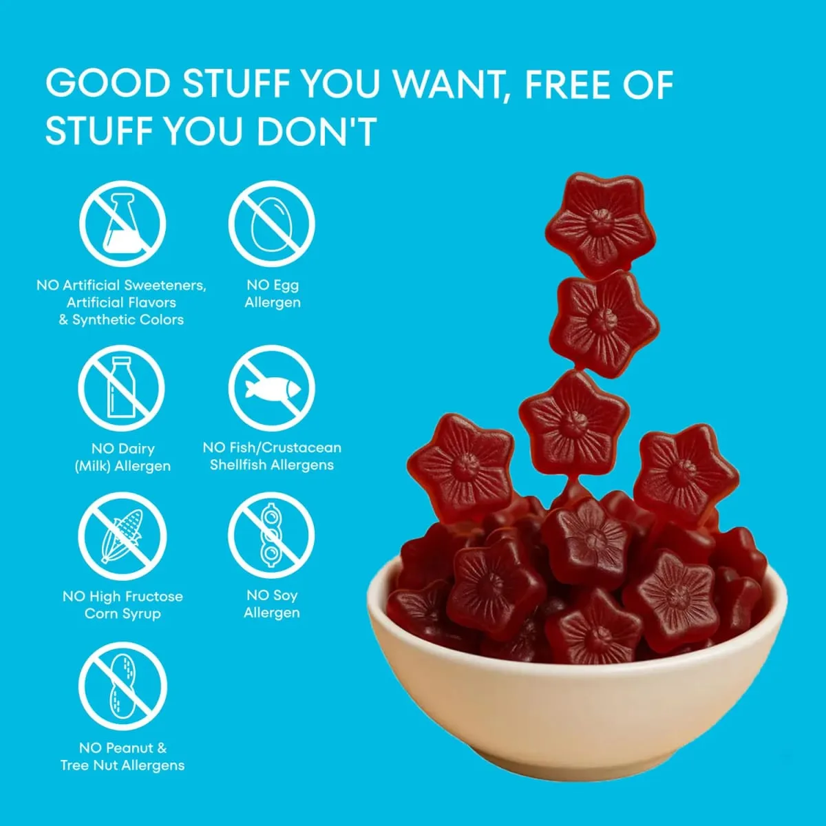 Mood Snacks - Kids Saffron Gummies Natural Berries Supplements Offer Mood Support and Calms Temper Tantrums Sugar Free Gummies — image 7