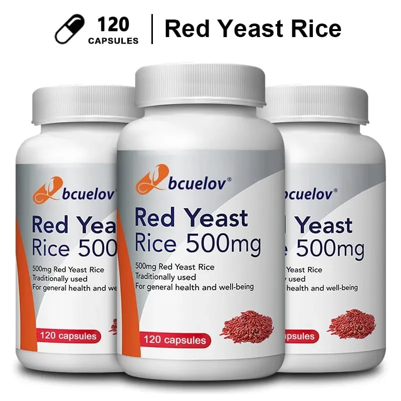 Red Yeast Rice Extract 500 Mg Vegetarian– Advanced Healthy Heart Formula for Cardiovascular Health Supplement — image 8