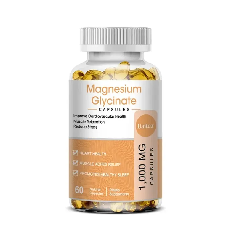 Suplemen Magnesium Glycinate dengan Vitamin Untuk Menggalakkan Tidur Semulajadi Mengurangkan Tekanan dan Kebimbangan serta Menyokong Kesihatan Tulang — image 8