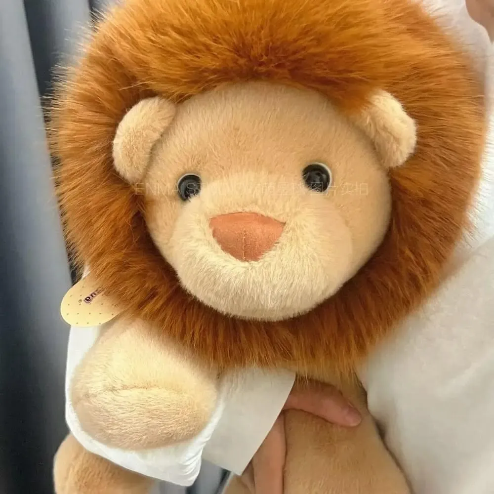 New Design Soft Lion Stuffed Animal Plush Pillow Cute 15.8inch Stuffed Animals Plush Emotional Support Plush Pillow — image 4