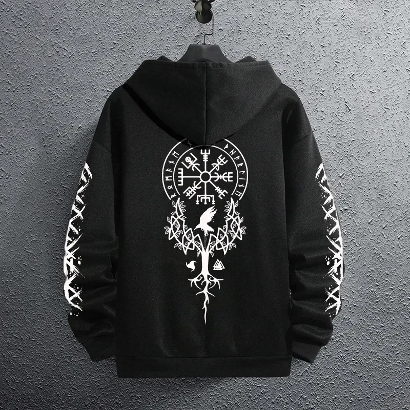 2025 Brand New Black Sweatshirts Autumn Winter Male Daily Casual Sporty Jogging Hoodie Men's Outwear Fashion Pullover — image 11