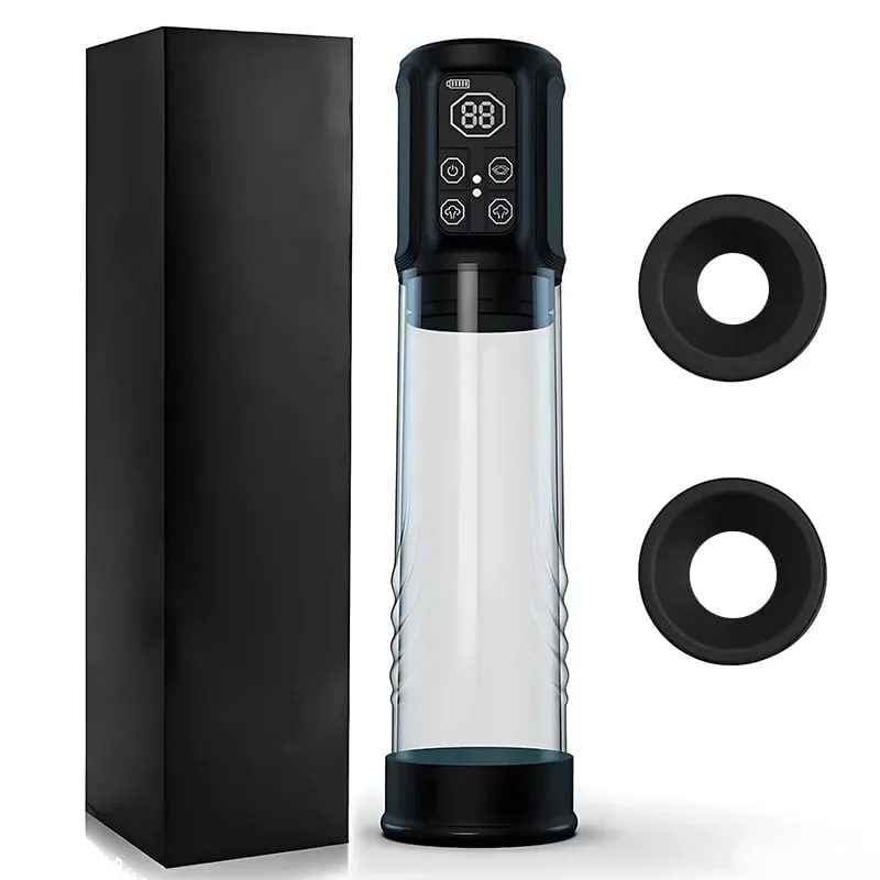 IPX7 Elektrisk penispump Vuxen sexleksaker Dick Enlarger för män Erektion Luft Vatten Extender 4 Träning 3 Sug Man Onani — image 1
