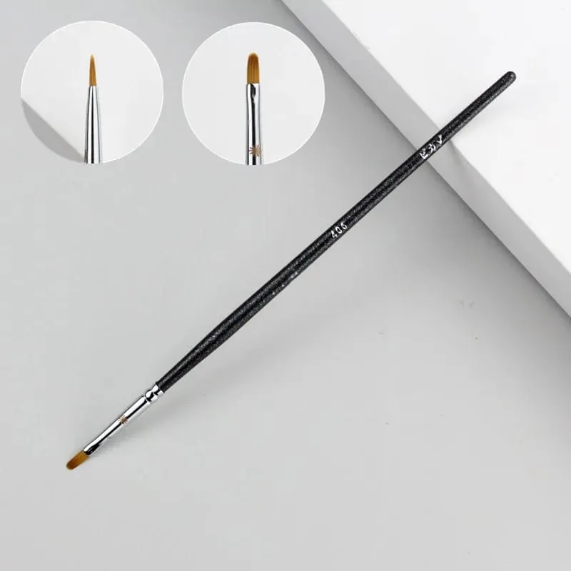 1pc Wisch Make-Up Pinsel Flache Eye Liner Make-Up Pinsel Detail Präzision Concealer Pulver kontur highlight künstler kosmetische werkzeuge — image 14
