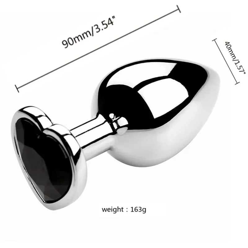 S/M/L Metal Anal Plug Butt Plug Sex Toy Butt Toy for Women Men Couples Gay Adult Game Masturbator Anal Diamond Sex Shop — image 18
