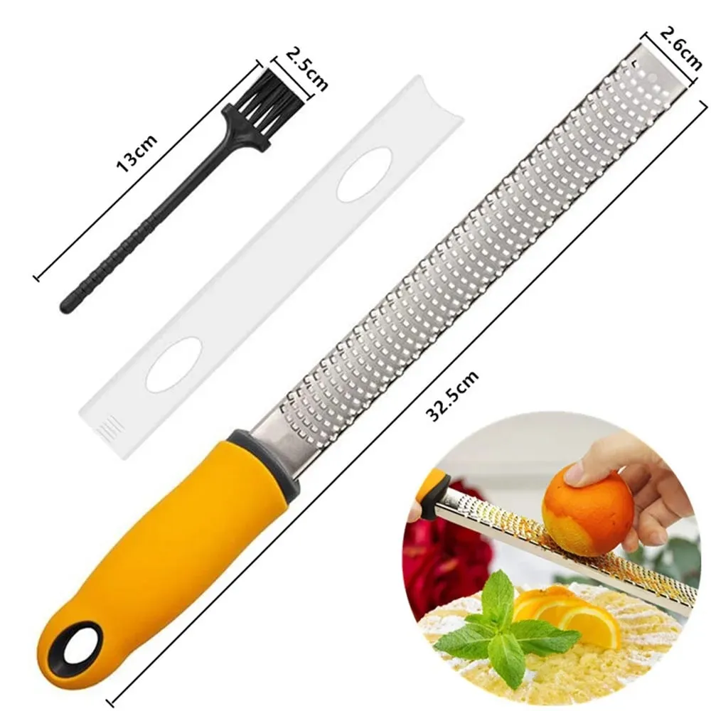 Multifunctional Rectangular Stainless Steel Cheese Grater Tool Chocolate Lemon Grater Cheese Slicer Fruit Peeler Kitchen Gadget