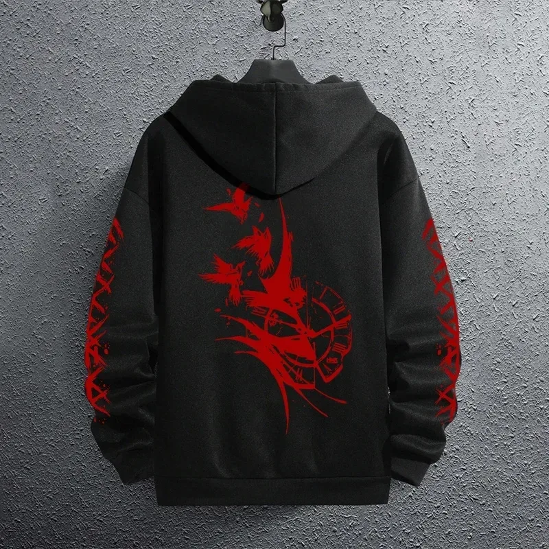 2025 Brand New Black Sweatshirts Autumn Winter Male Daily Casual Sporty Jogging Hoodie Men's Outwear Fashion Pullover — image 14