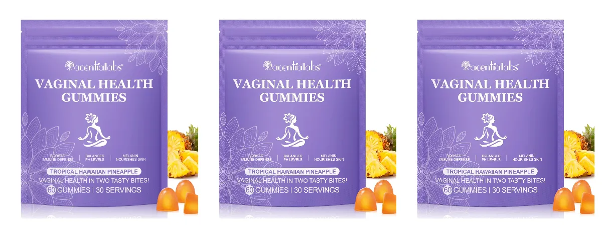 Vaginal Health Gummies PH Balance Support with Vitamin C and Pineapple Fruit Powder Gelatin-Free Daily Wellness 60 Gummies — image 9