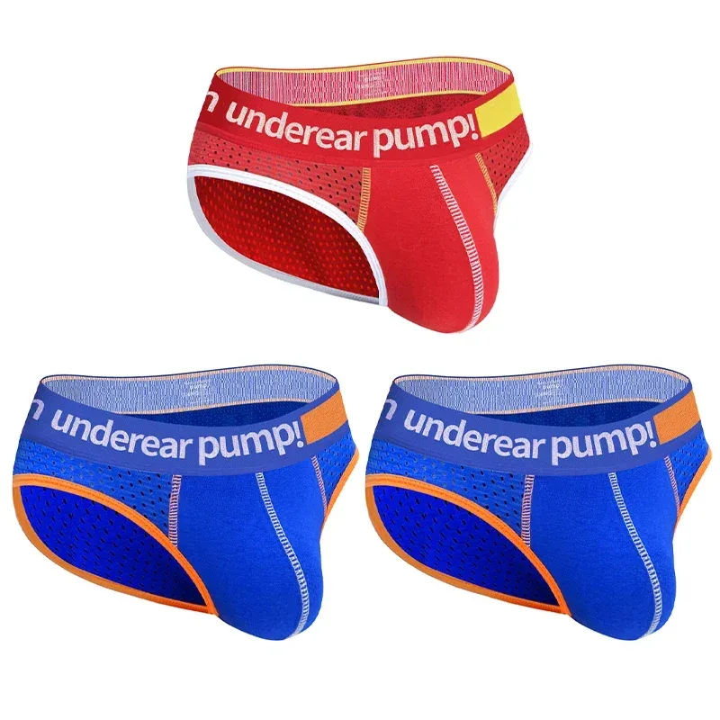 Cueca masculina de malha emagrecedora, cintura baixa, bolsa convexa em u, cintura elástica, respirável, cueca jockstrap colorida — image 41