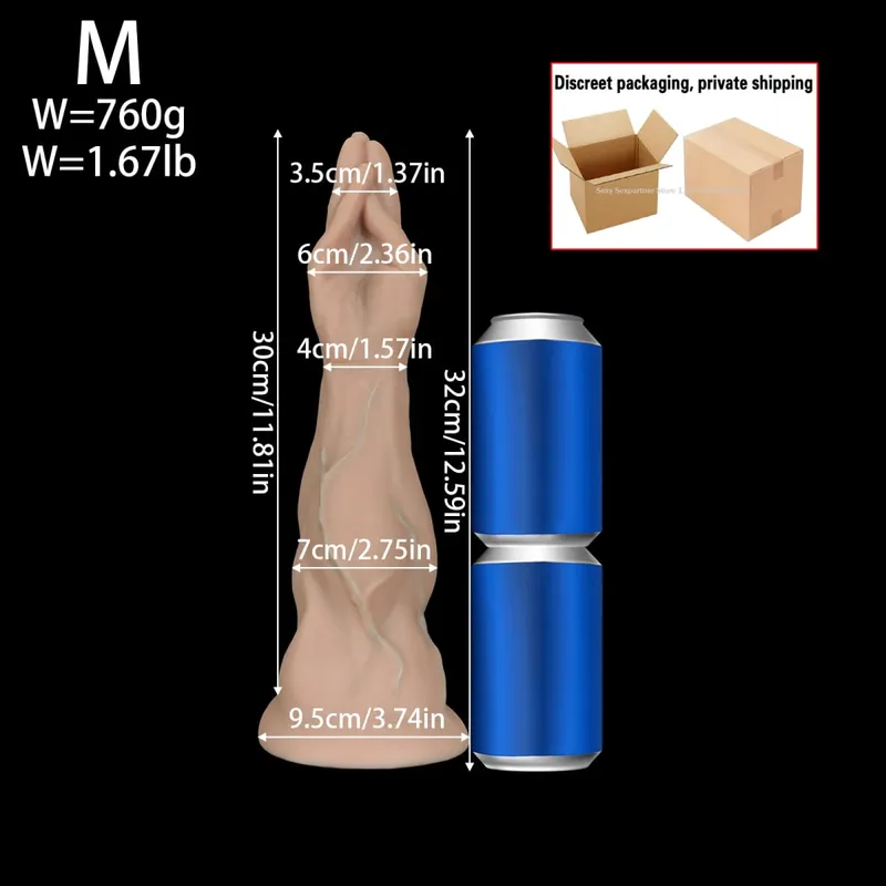 Malaking Silicone Foot Butt Plug Makapal Leg Dildo Malaking Anal Plug Anal Expander Masturbator Anus Dilator Sex Toys Pang-adultong Laruang Sex Shop — image 10