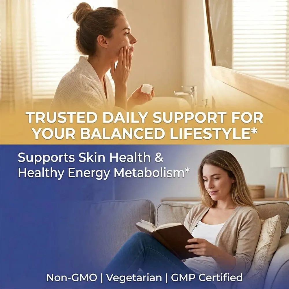 Vitamin B Complex Capsules Relieve Stress Energy Metabolism Nervous System & Immune Wellness Support Vegetable Capsules — image 6