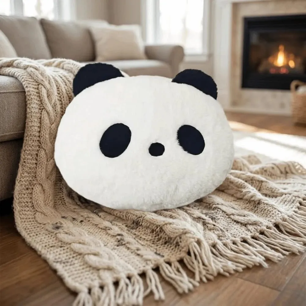 Cuscino panda peluche peluche Decorazione della casa Divano camera da letto Cuscino panda farcito Cuscini panda Kawaii da 30 cm — image 3