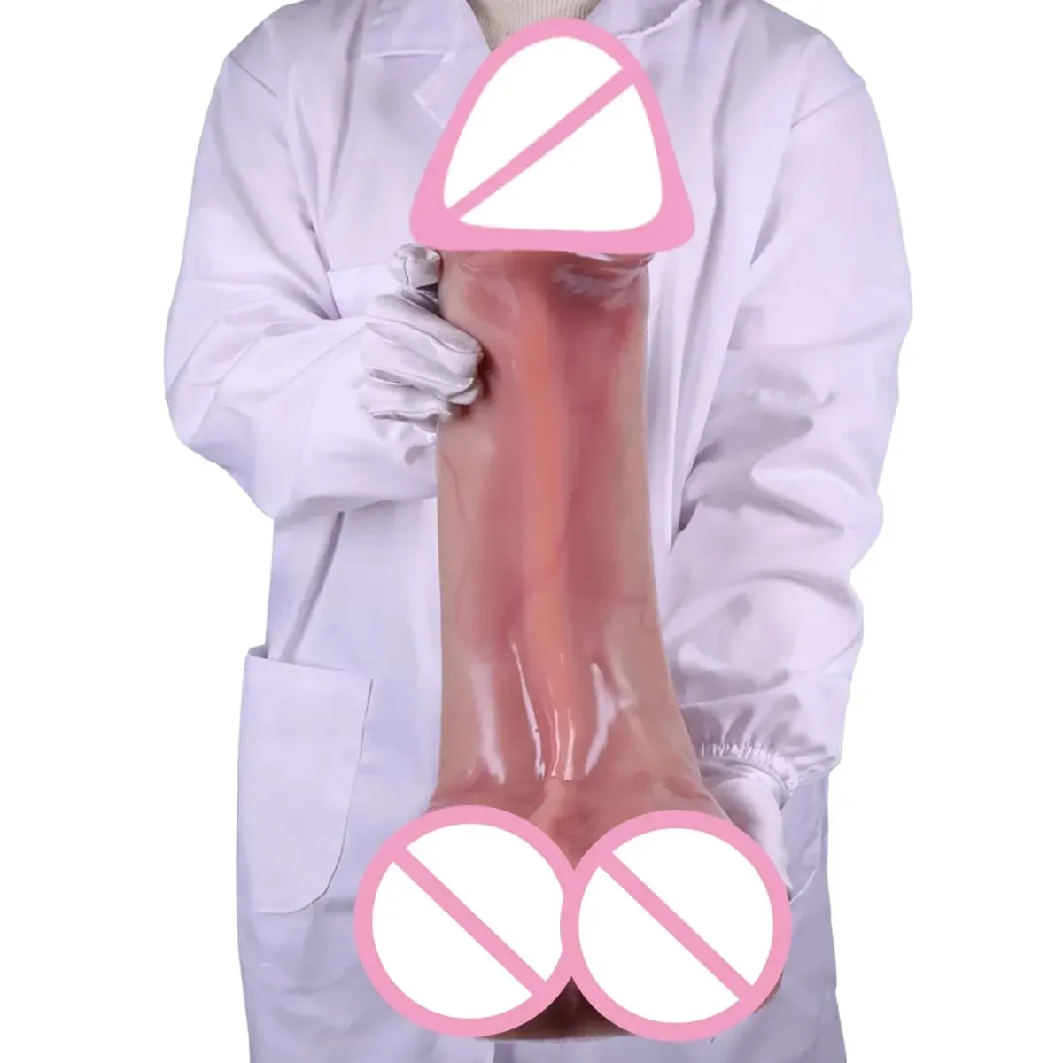 Napakalaking Dildo Babae Masturbesyon Pagpasok ng Anal Super Malaking Dick Anal Plug Expander Makapal na Penis Pang-adulto Mga Laruan sa Seks Dildos 18+ — image 1
