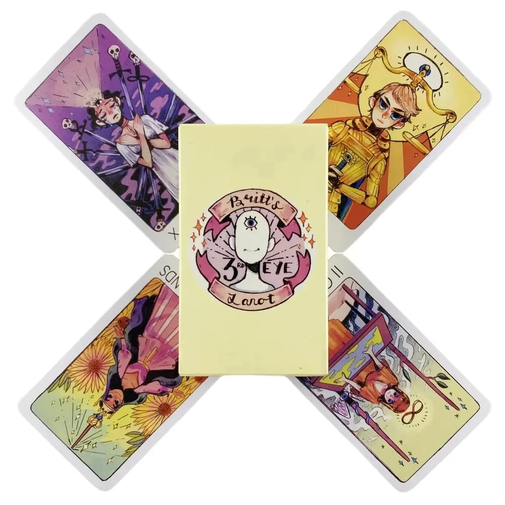 Hot Sell Deck Britt's Third Eye Tarot Card Oracle Friends Party Board Game Divination Fate — image 6