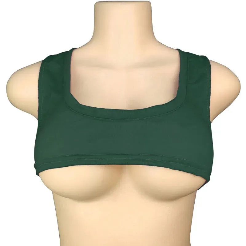 Y2k European and American Low Round Neck Ultra Short Sleeveless Vest T-shirt Sexy Chest Hugging and Navel Exposed Vest — image 20