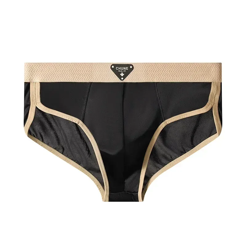 1/3PCS Panlalaking Briefs Ice Silk Satin-like Brief Panlalaking Panlalaki Summer Breathable Quick Drying Panty Sexy U Pouch Underwear — image 6