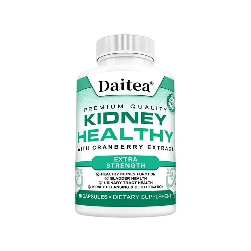 Kidney Support Capsules Kidney Cleanse & Detox Formula with Cranberry & Herbal Extracts Support Urinary Tract & Bladder Health