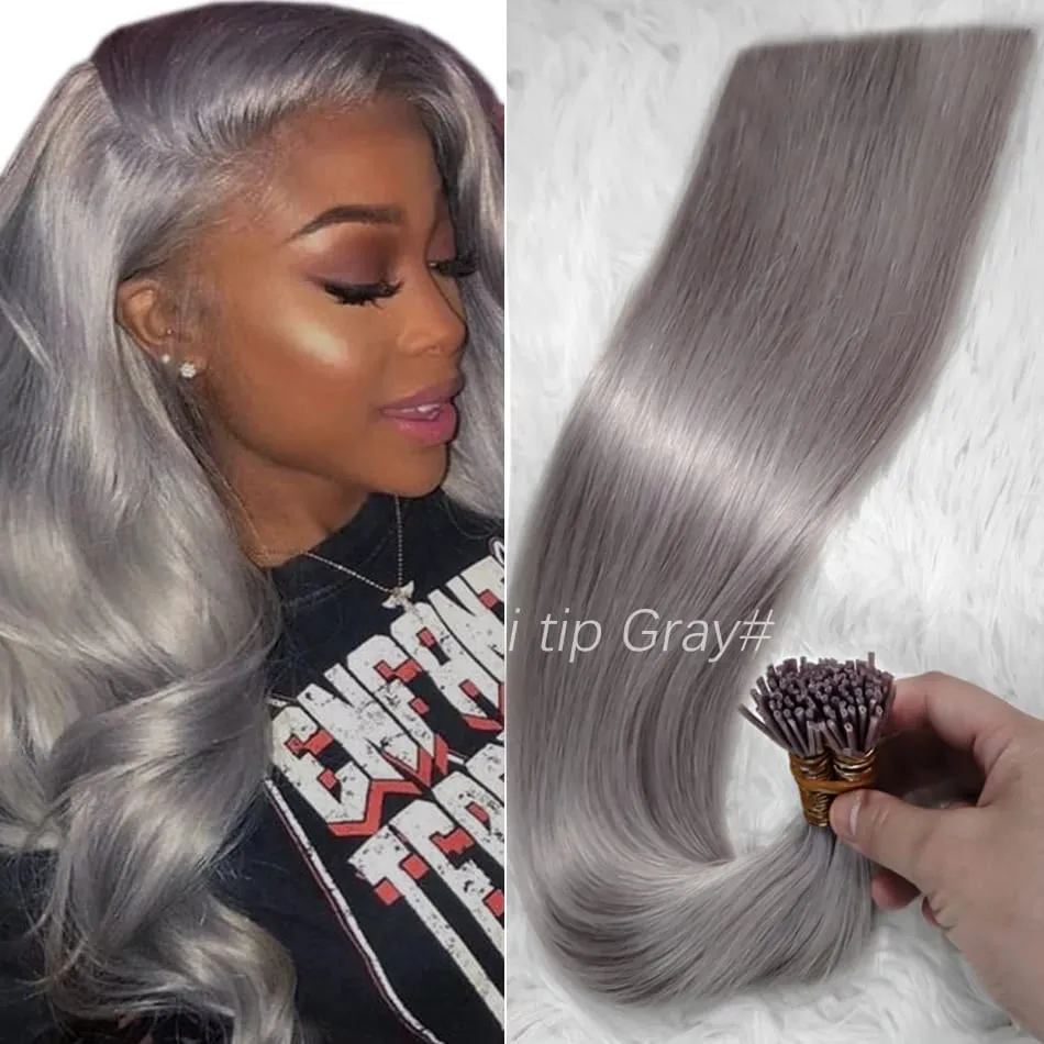 I Tip Human Hair Extensions 50g Straight Fusion Hair 30Inch Keratin Capsule Original Real Natural Hair Blonde Color — image 16