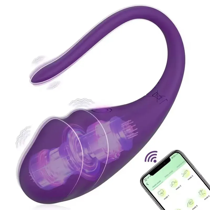 Wireless Vaginal Egg Vibrator App Control G Spot Anal Vibrating Massager Wearable Stimulator Adult Sex Toy for Couples — image 8