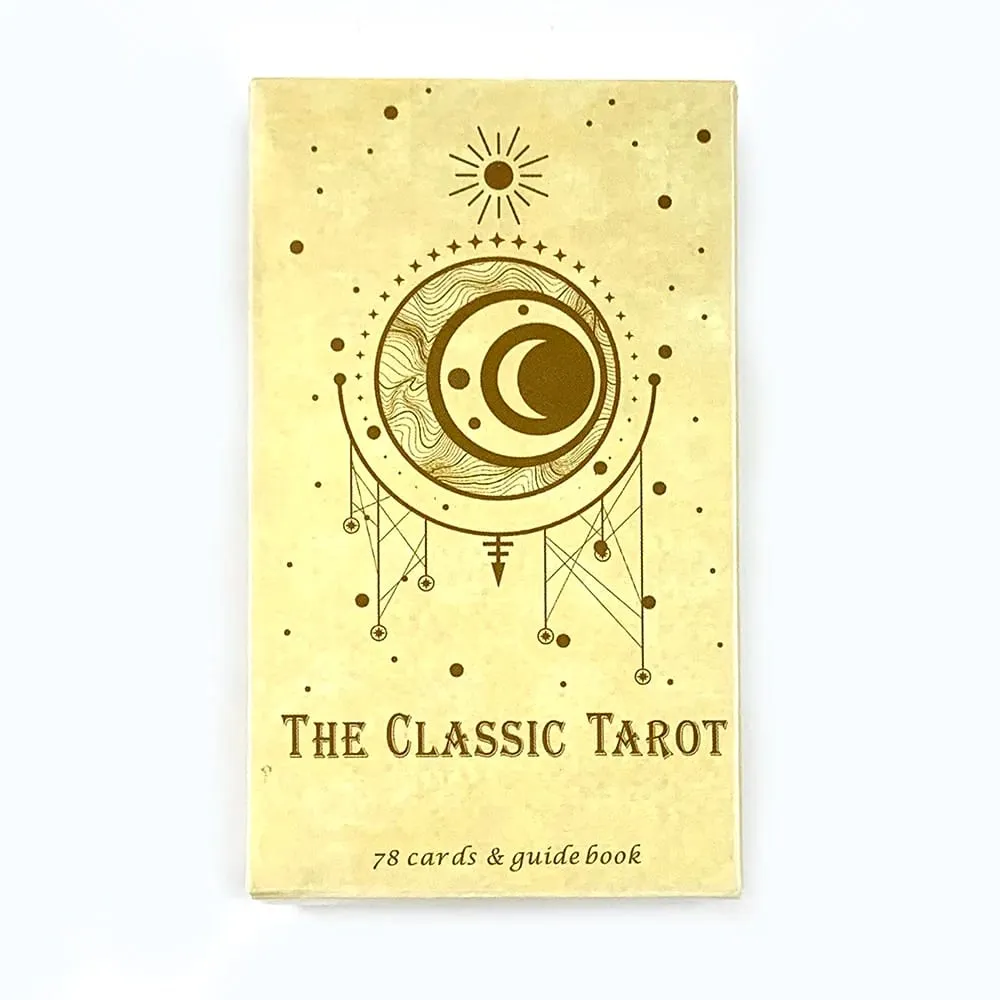 Tarot Cards Board Game Paper Instruction Manual Classic Design For Beginners & Pros Ideal For Divination Meditation & Gifts — image 8