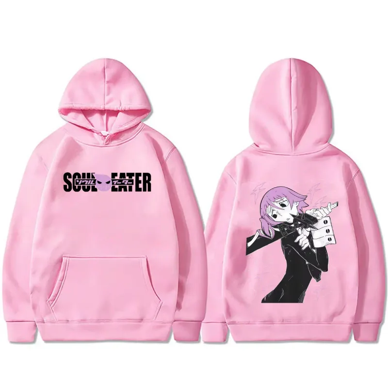Hot Anime Soul Eater Crona Graphic Hoodie Men's Clothing Vintage Manga Streetwear Men Fashion Casual Oversized Pullover Hoodies — image 7