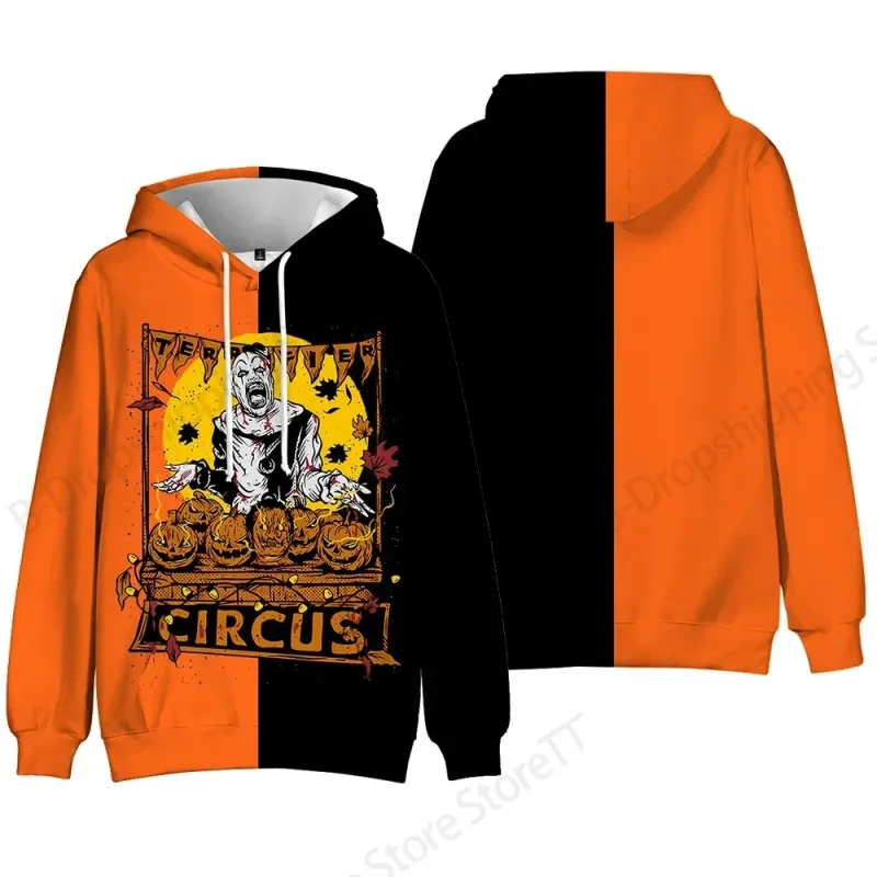 Horror Movie Terrifier Killer 3d Print Hoodie Men Women Fashion Long Sleeve Hoodies Halloween Coat Men Sweatshirt Winter Clothes — image 8