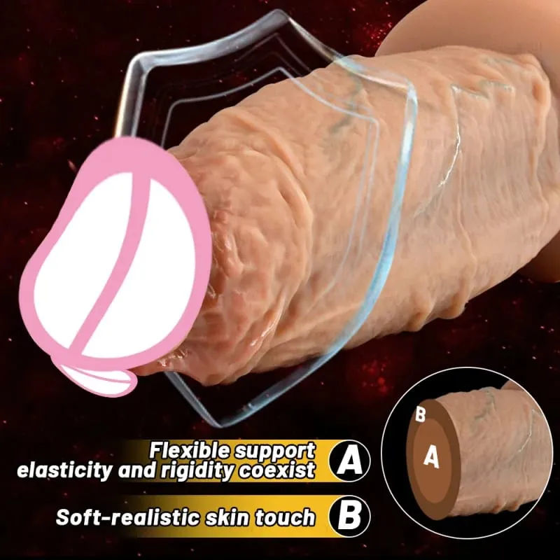 Huge Anal Dildo Silicone Butt Plugs Soft Anal Sex Toys Lifelike Penis Strong Suction Anal Plugs Dildo Prostate Massage Anal Plug