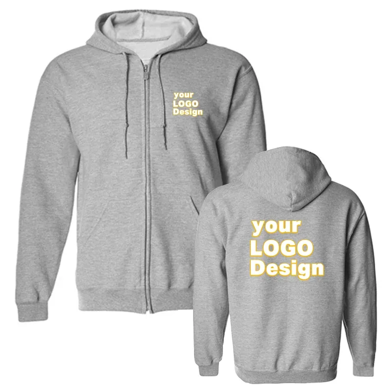 Anpassade huvtröjor DIY Text Logotyp Bildtryck Högkvalitativ Luvtröja Anpassad Sport Casual Sweatshirt Personlig julklapp — image 7