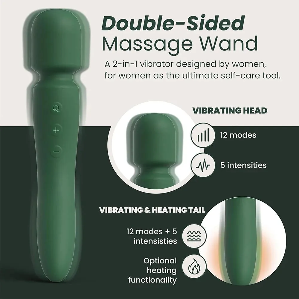 Vibrador varinha av 2 em 1 para mulheres, estimulador de clitóris e ponto g, massageador de mama, masturbador feminino, brinquedo sexual para mulheres — image 2