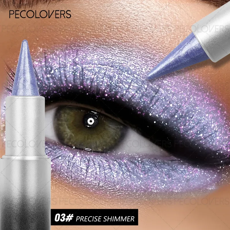 1 Pc Monochromatic Glitte Shiny Eyeshadow Pen & Eyeshadow Stick Beautiful Eye-cathing Eye Makeup Look Perfect Gifts — image 8