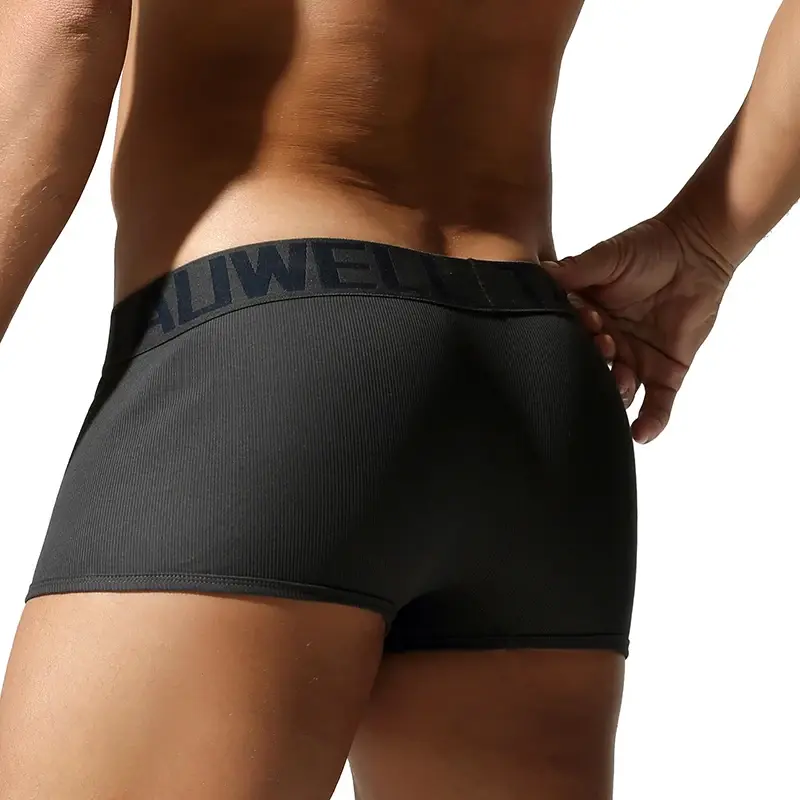Herrunderkläder, avancerade boxershorts, enfärgad, hög elasticitet, slim fit, andas — image 14