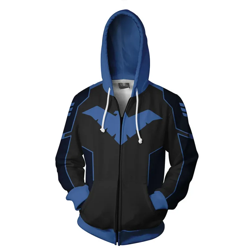 autumn winter Anime hoodies for man Cosplay Hoodie Costume Sweatshirt Zipper Outerwear Casual Hoodies Men clothing zip-up hoodie