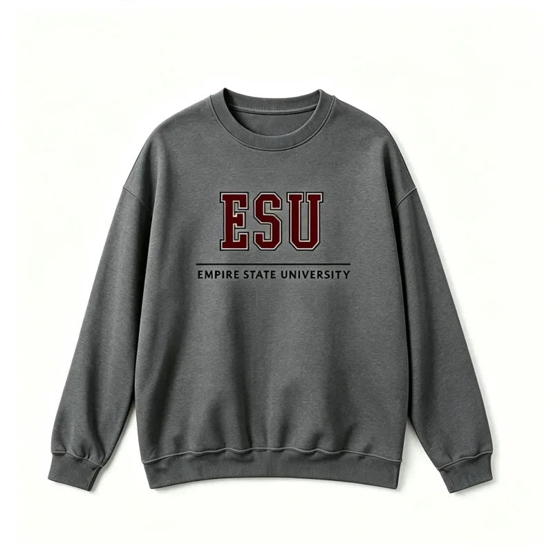 2026 new ESU Empire State University Hoodie Sweatshirt Brand New Day Merch Peter Hoodies Unisex Spring and Summer Long Sleeve