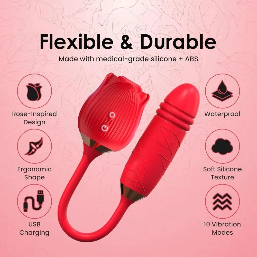 G-Spot Vibrator Clitoral Nipple Sucking Stimulator 10 Modes Vibrating Egg Sex Toy for Women Couples